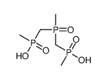 [[hydroxy(methyl)phosphoryl]methyl-methylphosphoryl]methyl-methylphosphinic acid Structure