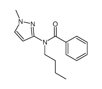 N-butyl-N-(1-methylpyrazol-3-yl)benzamide Structure