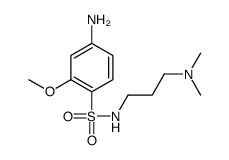 4-amino-N-[3-(dimethylamino)propyl]-2-methoxybenzenesulfonamide Structure