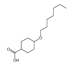 4-heptoxycyclohexane-1-carboxylic acid Structure