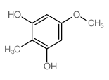 1,3-Benzenediol,5-methoxy-2-methyl-结构式