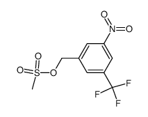 3-nitro-5-(trifluoromethyl)benzyl methanesulfonate Structure