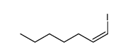 (Z)-1-iodo-1-heptene Structure