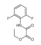 Ethyl 2-((2,6-difluorophenyl)amino)-2-oxoacetate Structure