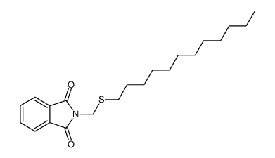 N-dodecylsulfanylmethyl-phthalimide结构式