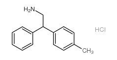 2-(4-甲基苯基)-2-苯乙胺盐酸盐结构式
