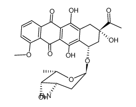 3'-epidaunorubicin Structure