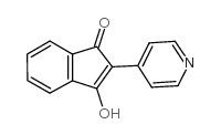 3-羟基-2-(吡啶-4-基)茚-1-酮结构式
