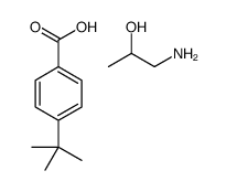 p-tert-butylbenzoic acid, compound with 1-aminopropan-2-ol (1:1) structure