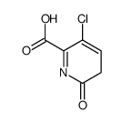 3-氯-6-氧代-1,6-二氢吡啶-2-羧酸结构式