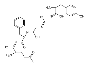 enkephalinamide-Met sulfoxide, Ala(2)-结构式