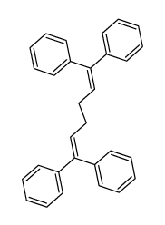 1,6,6-triphenylhexa-1,5-dienylbenzene Structure