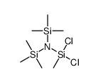 [[[dichloro(methyl)silyl]-trimethylsilylamino]-dimethylsilyl]methane Structure