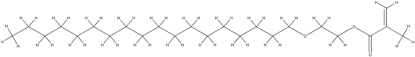 Poly(oxy-1,2-ethanediyl), .alpha.-(2-methyl-1-oxo-2-propenyl)-.omega.-hydroxy-, C16-18-alkyl ethers picture