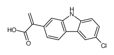 2-(6-chloro-carbazol-2-yl)-acrylic acid结构式