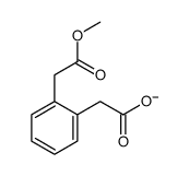 2-[2-(2-methoxy-2-oxoethyl)phenyl]acetate Structure