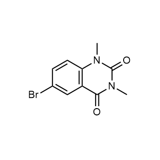 6-溴-1,3-二甲基喹唑啉-2,4(1H,3H)-二酮结构式