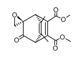 dimethyl 8'-7',8'-dimethyl-2'-oxospiro(oxirane-2,3'-bicyclo[2,2,2]octa[5,7]diene)-5',6'-dicarboxylate结构式