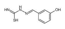 [(3-hydroxyphenyl)methylideneamino]thiourea结构式