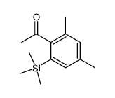 1-(2,4-dimethyl-6-(trimethylsilyl)phenyl)ethan-1-one结构式