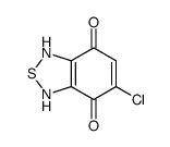 5-chloro-1,3-dihydro-2,1,3-benzothiadiazole-4,7-dione Structure