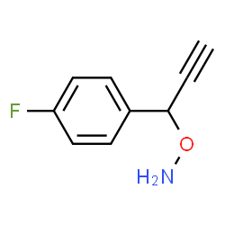 Hydroxylamine, O-[1-(4-fluorophenyl)-2-propynyl]- (9CI) Structure