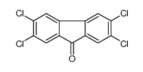 2,3,6,7-Tetrachlorofluorenone结构式