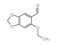 6-乙氧基苯并[1,3]二氧代-5-甲醛结构式
