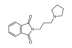 N-(3-pyrrolidino-propyl)-phthalimide结构式