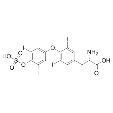 Thyroxine sulfate Structure