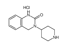 3-(4-piperidinyl)-1,2,3,4-tetrahydro-2-oxo-3-quinazoline hydrochloride结构式