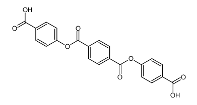 4-[4-(4-carboxyphenoxy)carbonylbenzoyl]oxybenzoic acid Structure