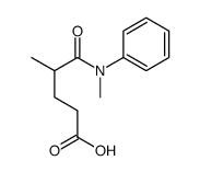 4-methyl-5-(N-methylanilino)-5-oxopentanoic acid Structure