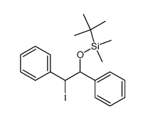 tert-butyl(2-iodo-1,2-diphenylethoxy)dimethylsilane Structure