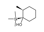 (1R,2S)-2-methyl-1-(trimethylsilyl)cyclohexan-1-ol结构式
