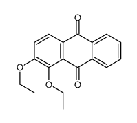 1,2-diethoxyanthracene-9,10-dione结构式