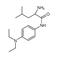 (2S)-2-amino-N-[4-(diethylamino)phenyl]-4-methylpentanamide结构式
