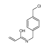 N-[[4-(chloromethyl)phenyl]methyl]acrylamide Structure