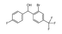 2-bromo-4'-fluoro-4-(trifluoromethyl)benzhydryl alcohol picture
