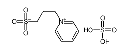 hydrogen sulfate,3-pyridin-1-ium-1-ylpropane-1-sulfonic acid结构式