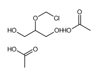acetic acid,2-(chloromethoxy)propane-1,3-diol Structure