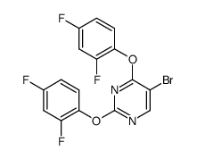5-bromo-2,4-bis-(2,4-difluorophenoxy)pyrimidine Structure