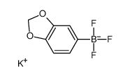 3,4-(亚甲二氧基)苯基三氟硼酸钾结构式