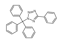5-Phenyl-2-trityltetrazole structure