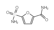 5-sulfamoylfuran-2-carboxamide结构式