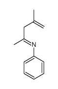 4-methyl-N-phenylpent-4-en-2-imine Structure
