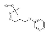 2-hydroperoxypropan-2-yl(3-phenoxypropyl)diazene结构式