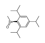 (S)-(-)-Methyl 2,4,6-triisopropylphenyl selenoxide Structure
