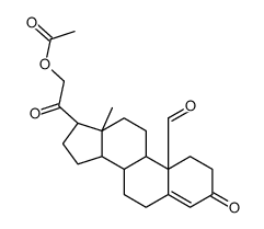 19-oxo-11-deoxycorticosterone acetate结构式