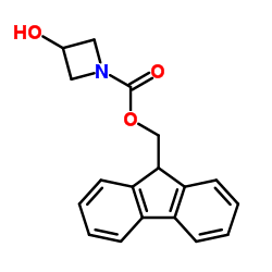 1-Fmoc-3-羟基氮杂环丁烷结构式